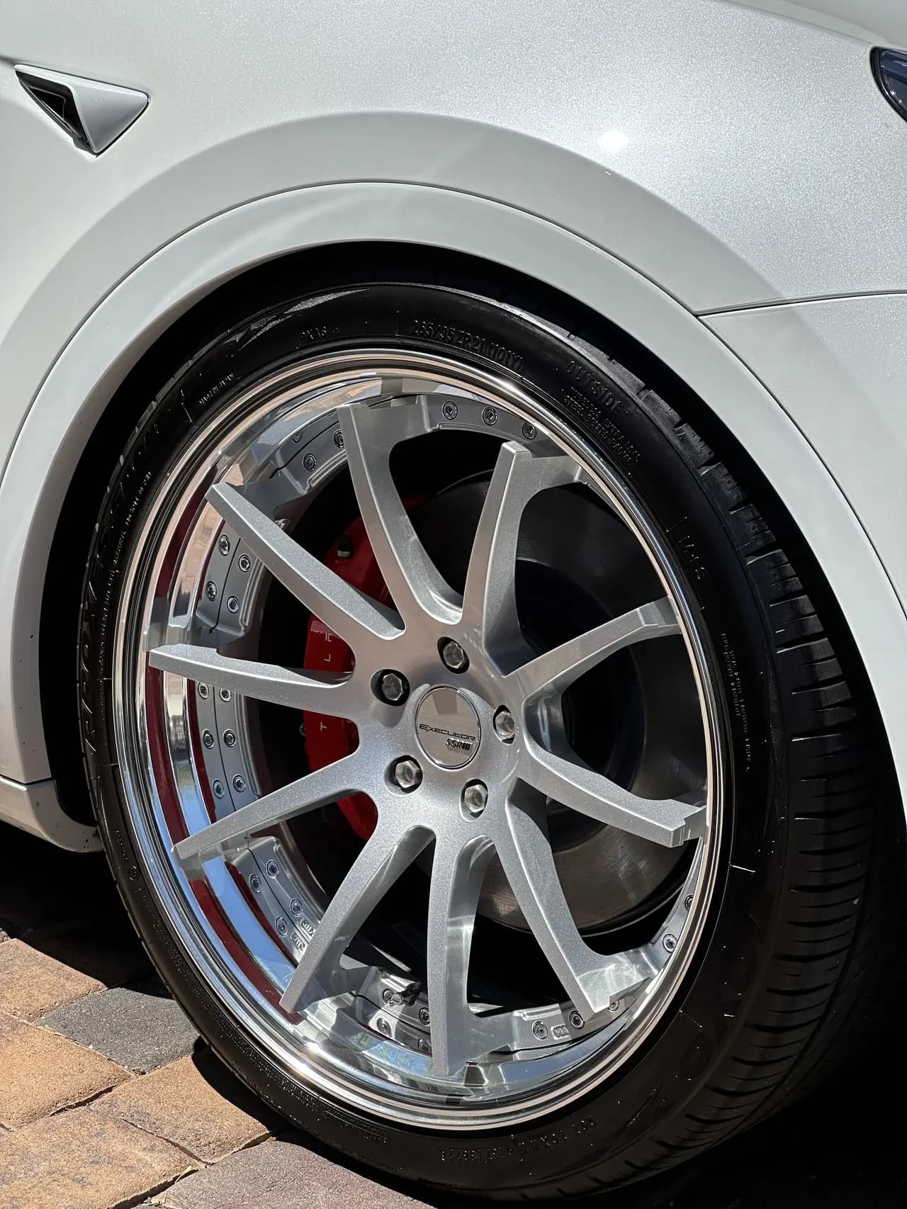 Ceramic coating on car wheels in Las Vegas by Platinum Detailing LV