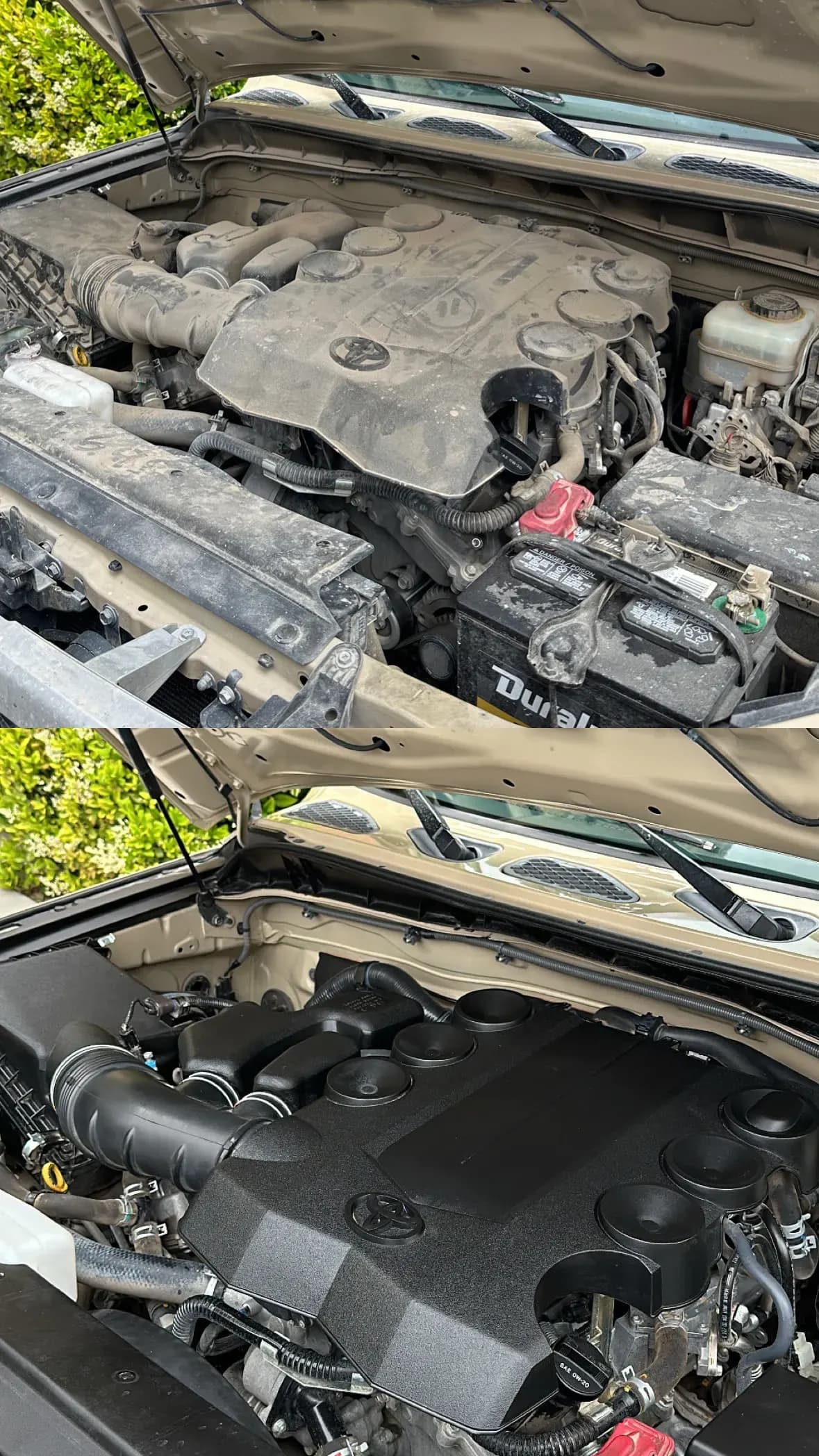 Engine bay detailing and degreasing service in Las Vegas by Platinum Detailing LV